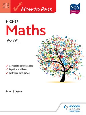 cover image of How to Pass Higher Maths for CfE
